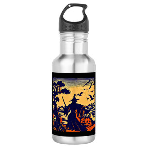 Halloween - Woodcut Style 5 532 Ml Water Bottle