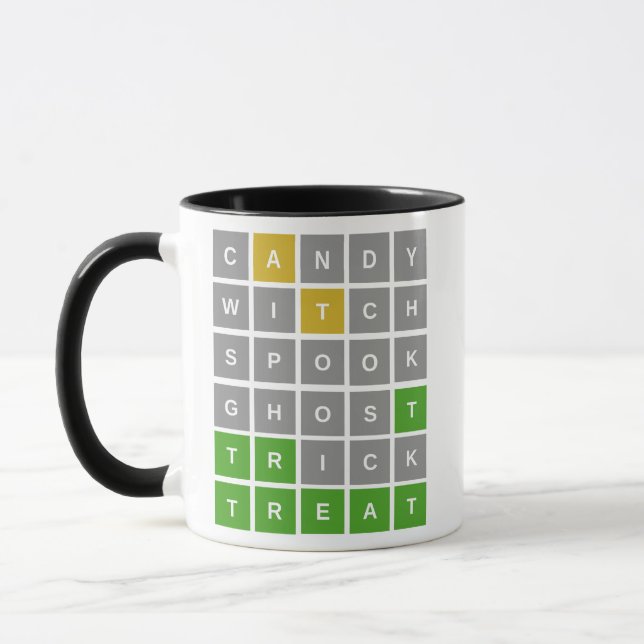 Halloween WORDLE Mug (Gauche)