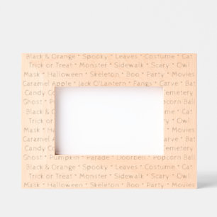 Halloween Words Picture Frame