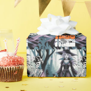 Halloween wrapping paper