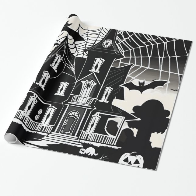 Halloween Wrapping Paper (Unrolled)
