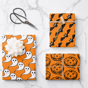 Halloween Wrapping Paper Sheet