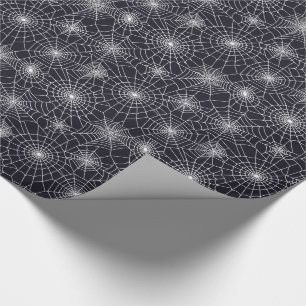 Halloween Wrapping Paper-Spider Webs Wrapping Paper