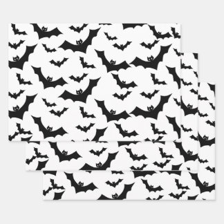 Halloween wrapping paper| Spooky, Bat Paper Sheet