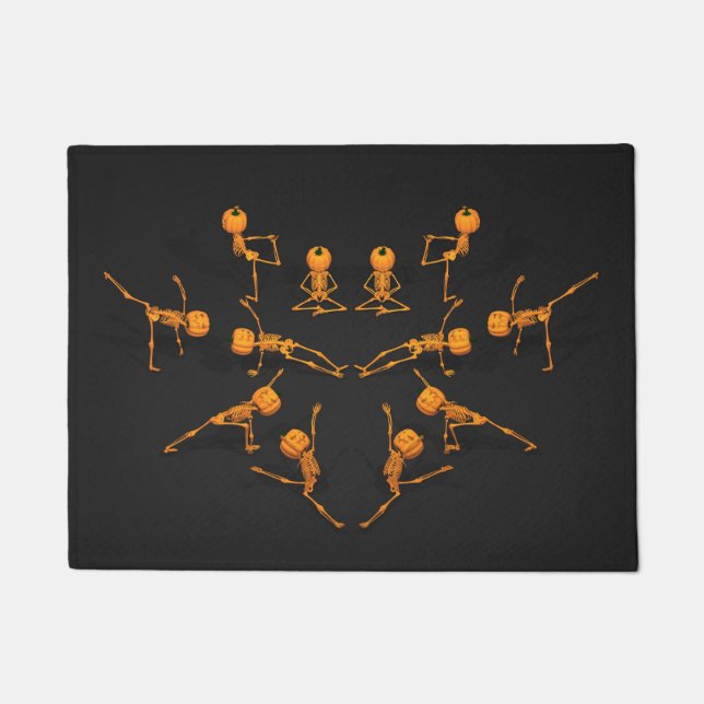 Halloween Yoga Class Doormat (Front)