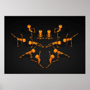 Halloween Yoga Class Poster