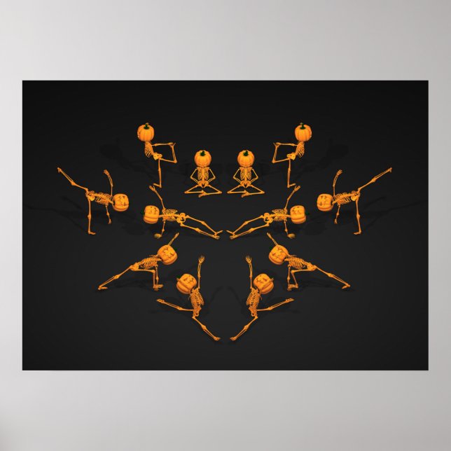 Halloween Yoga Class Poster (Front)