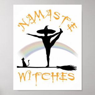 Halloween Yoga Lgbt Pride - Namaste Witches _1 Poster