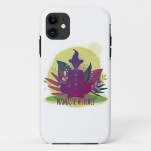 Halloween Yoga Namaste Witches iPhone 11 Case