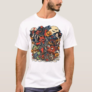 Halloween Yokai Night Parade T-Shirt