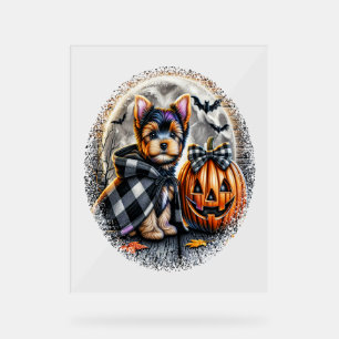 Halloween Yorkie Dog