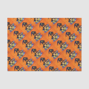 Halloween Yorkie Poo Tissue Paper