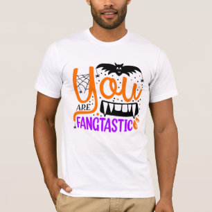 Halloween You Are Fangtastic Spooky Bat T-Shirt