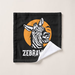 Halloween Zebra Wash Cloth
