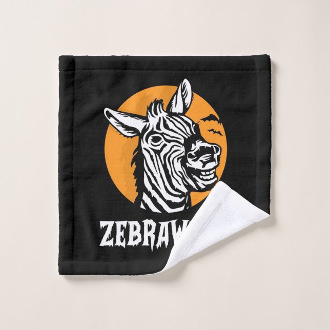 Halloween Zebra Wash Cloth (Wash Cloth)