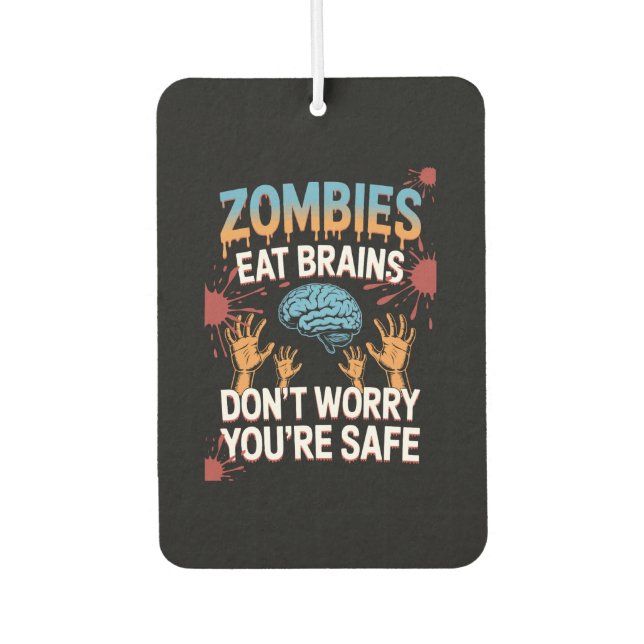 Halloween Zombie Air Freshener (Front)
