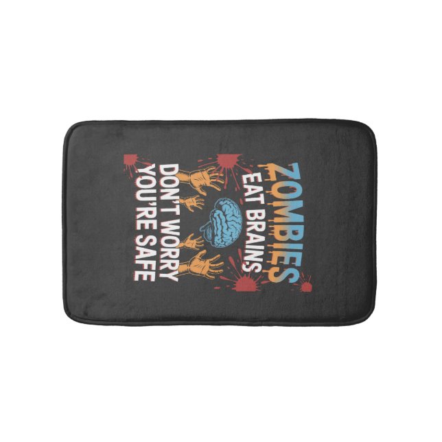 Halloween Zombie Bath Mat (Front)