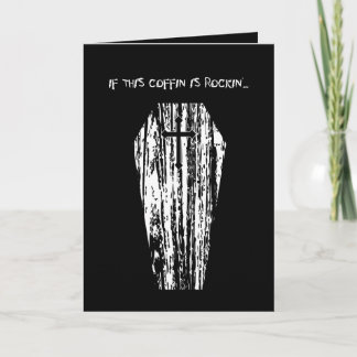 Halloween "Zombie Coffin" Card