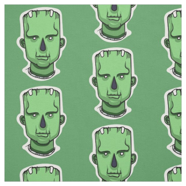 Halloween Zombie custom colour fabric (Swatch)
