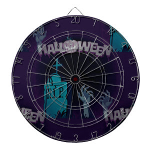 halloween zombie dartboard