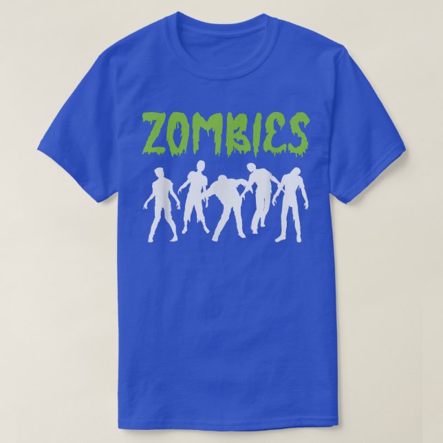 Halloween Zombie Evil Killer Demon Zombie Horror  T-Shirt (Design Front)