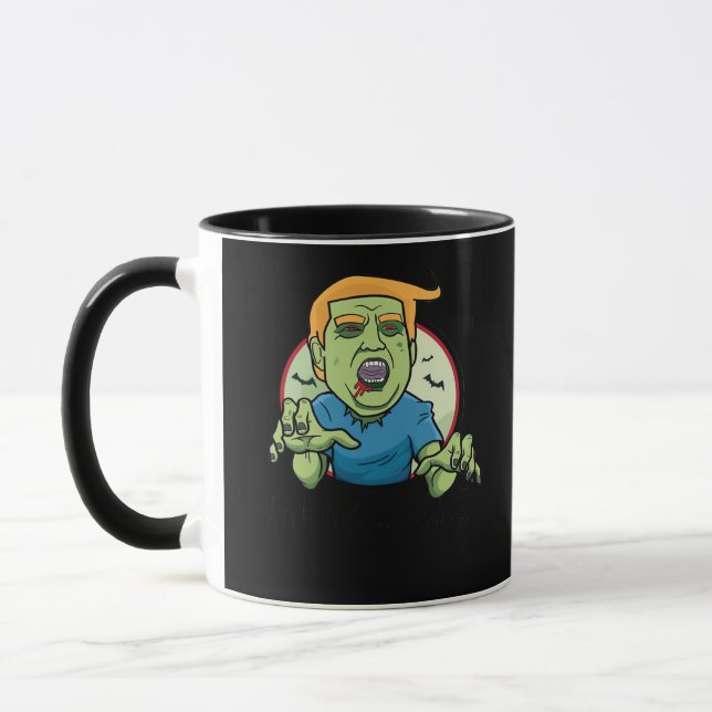 Halloween  Zombie Funny Classic Mug (Left)
