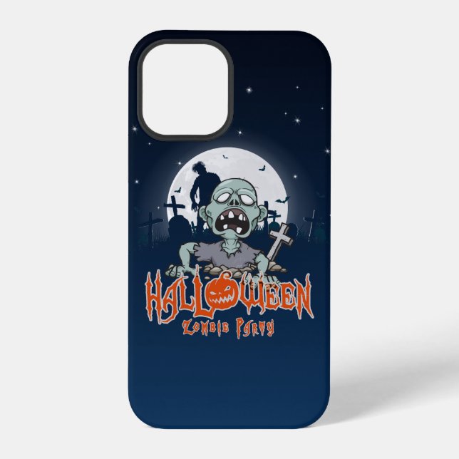 Halloween Zombie Party |  iPhone Case (Back)