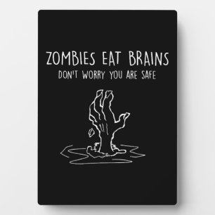 Halloween Zombie                             Plaque