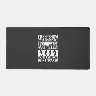 Halloween Zombie Scared Horror Vector Design_1 Desk Mat