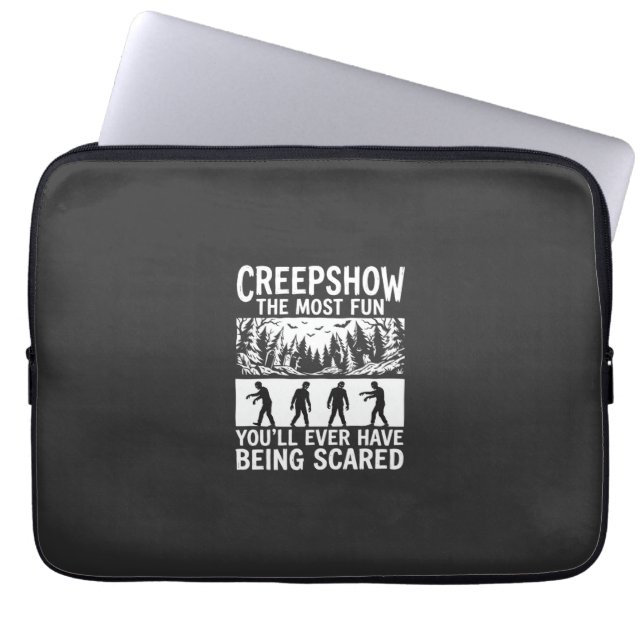 Halloween Zombie Scared Horror Vector Design_1 Laptop Sleeve (Front)