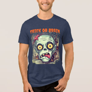 Halloween, Zombie,Scream From The Purple Castle , Tri-Blend Shirt