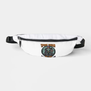 Halloween Zombie Shirt Funny Spook Squad Engraved Fanny Pack