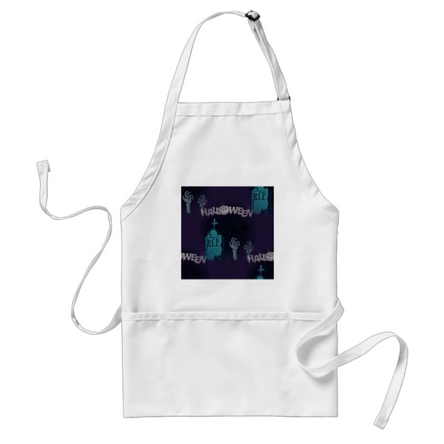 halloween zombie standard apron (Front)