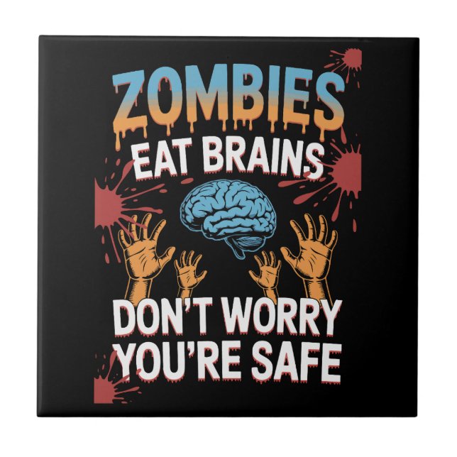 Halloween Zombie Tile (Front)