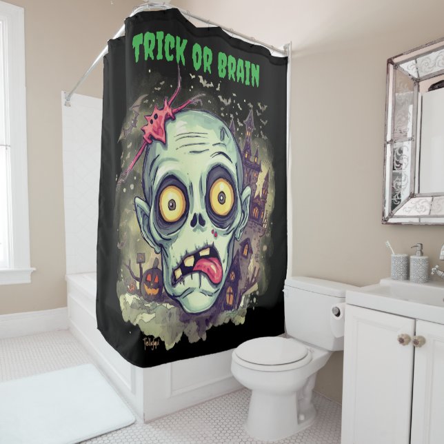 Halloween, Zombie,Trick or Brain, Scary, Spooky (In Situ)