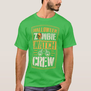 Halloween Zombie Watch Crew Funny Matching Hallowe T-Shirt