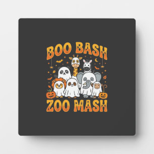 Halloween Zoo Animals Boo Bash Zoo Mash_1 Plaque
