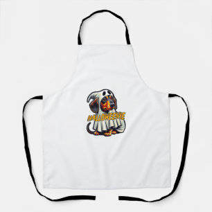 Halloweenie Funny Halloween Dachshund Dressed As A Apron