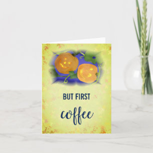 Halloweenkürbis Holiday Card