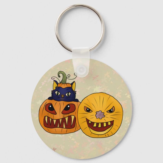 Halloweenkürbis Keychain (Front)