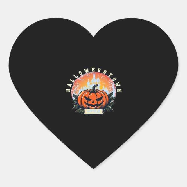 HalloweenTown 1998 Essential T-Shirt Heart Sticker (Front)
