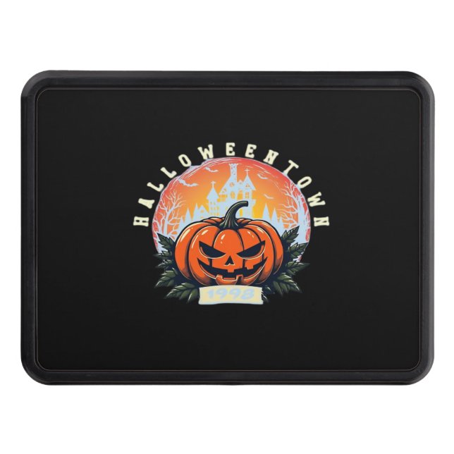 HalloweenTown 1998 Essential T-Shirt Trailer Hitch Cover (Front)