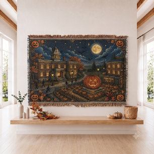 Halloweentown Movie Woven Throw Blanket