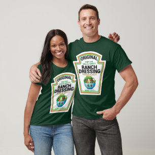 HalloweeRanch Green Salad Dress Group Condiment T-Shirt