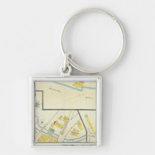 Hallowell, Kennebec County, and Maine 4 Keychain