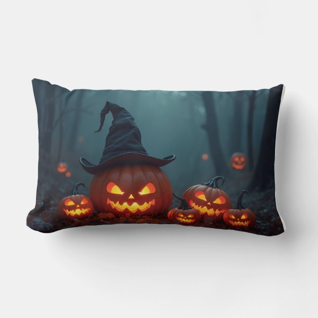 hallowin Throw Pillow (Front)
