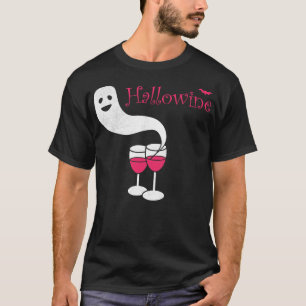Hallowine Halloween Wine Costume Funny Halloween S T-Shirt