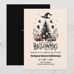 Hallowmas Invitations Noël avec thème Éffrayant