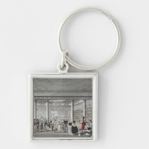 Hall's Library at Margate, 1789 Keychain