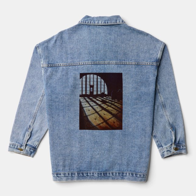 Halls of Freedom Ellis Island Denim Jacket (Back)